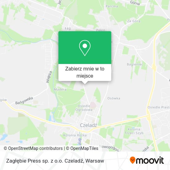 Mapa Zagłębie Press sp. z o.o. Czeladź