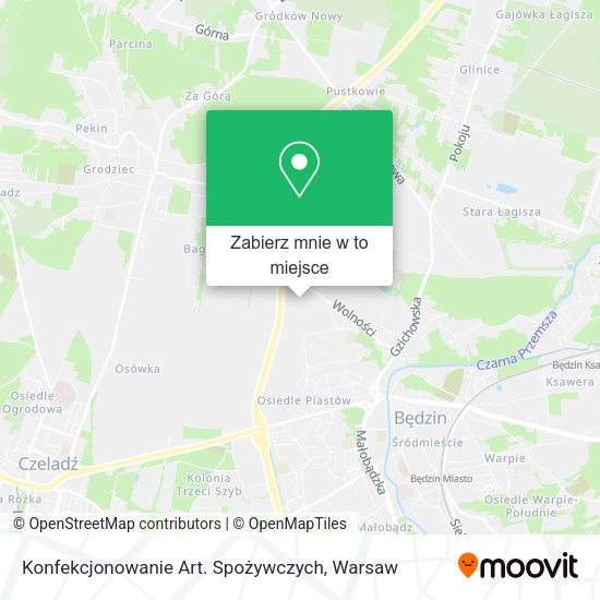 Mapa Konfekcjonowanie Art. Spożywczych