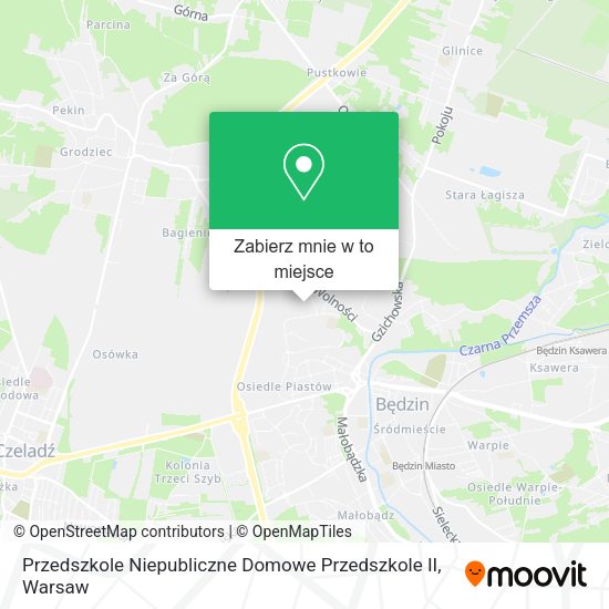 Mapa Przedszkole Niepubliczne Domowe Przedszkole II