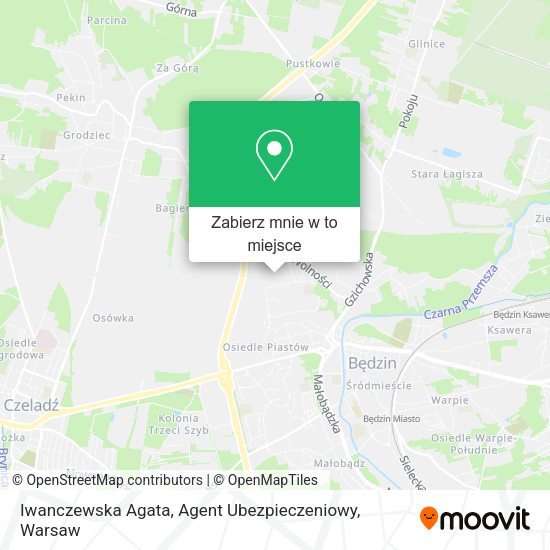 Mapa Iwanczewska Agata, Agent Ubezpieczeniowy