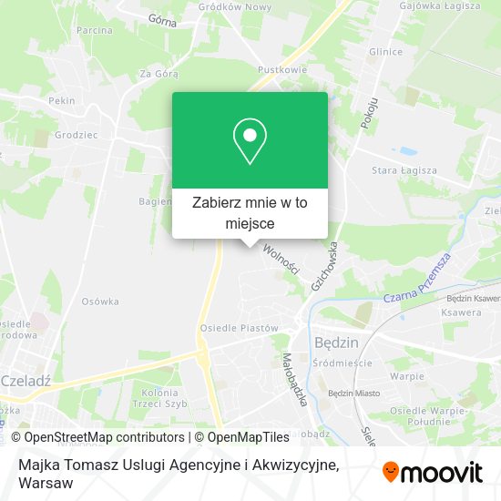 Mapa Majka Tomasz Uslugi Agencyjne i Akwizycyjne