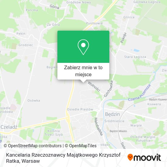 Mapa Kancelaria Rzeczoznawcy Majątkowego Krzysztof Ratka