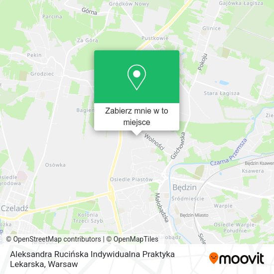 Mapa Aleksandra Rucińska Indywidualna Praktyka Lekarska