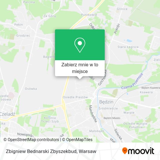 Mapa Zbigniew Bednarski Zbyszekbud