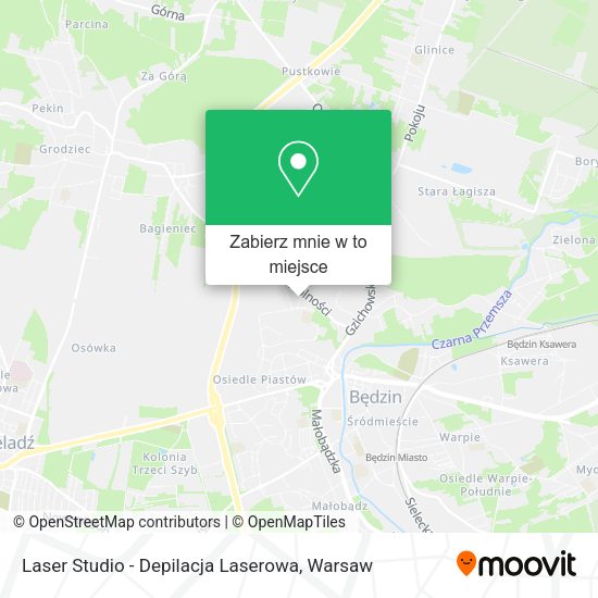 Mapa Laser Studio - Depilacja Laserowa