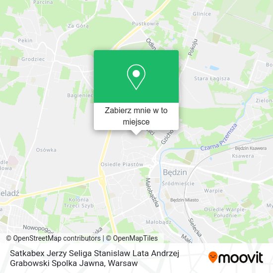 Mapa Satkabex Jerzy Seliga Stanislaw Lata Andrzej Grabowski Spolka Jawna