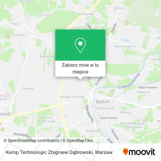 Mapa Kemp Technologic Zbigniew Dąbrowski