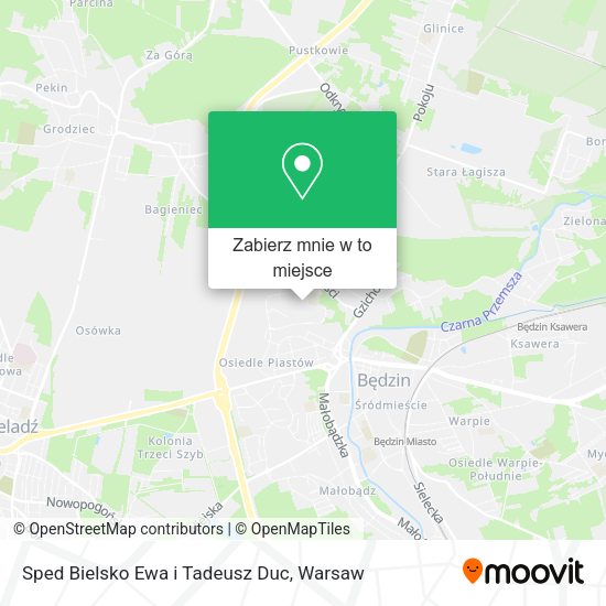 Mapa Sped Bielsko Ewa i Tadeusz Duc