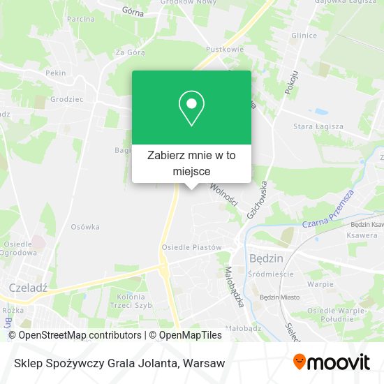 Mapa Sklep Spożywczy Grala Jolanta