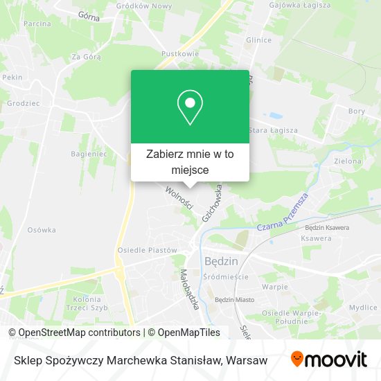 Mapa Sklep Spożywczy Marchewka Stanisław