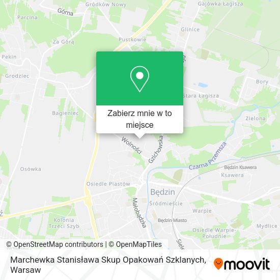 Mapa Marchewka Stanisława Skup Opakowań Szklanych