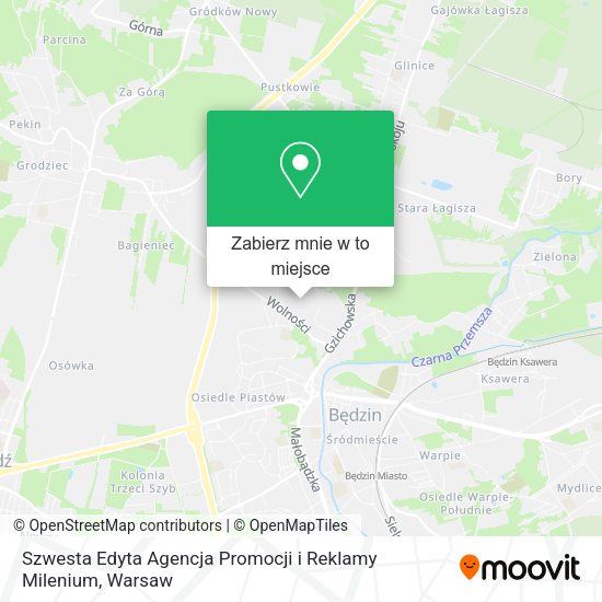 Mapa Szwesta Edyta Agencja Promocji i Reklamy Milenium