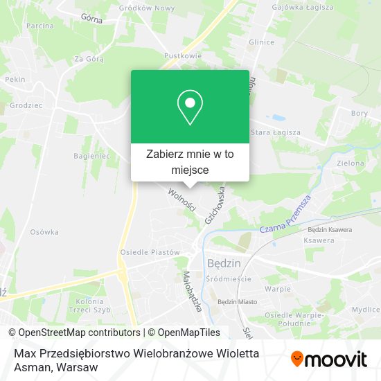 Mapa Max Przedsiębiorstwo Wielobranżowe Wioletta Asman