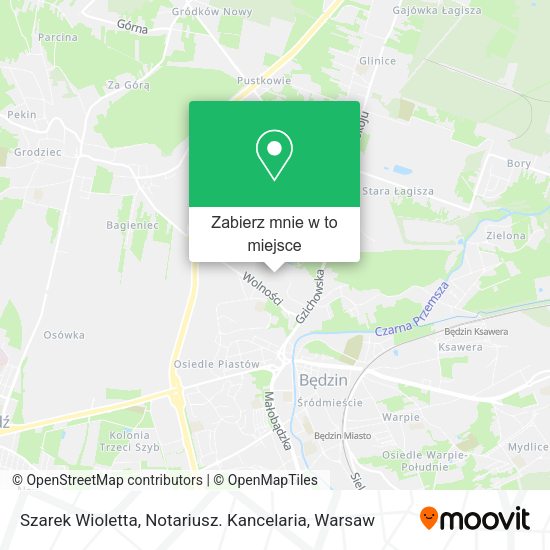 Mapa Szarek Wioletta, Notariusz. Kancelaria