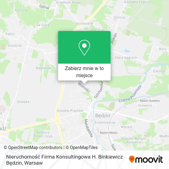 Mapa Nieruchomość Firma Konsultingowa H. Binkiewicz Będzin