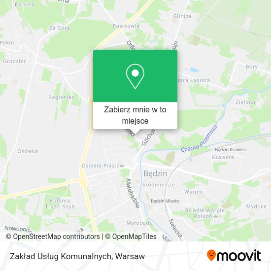 Mapa Zakład Usług Komunalnych