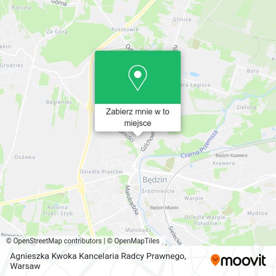 Mapa Agnieszka Kwoka Kancelaria Radcy Prawnego