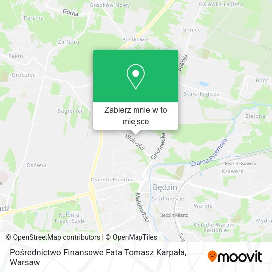 Mapa Pośrednictwo Finansowe Fata Tomasz Karpała