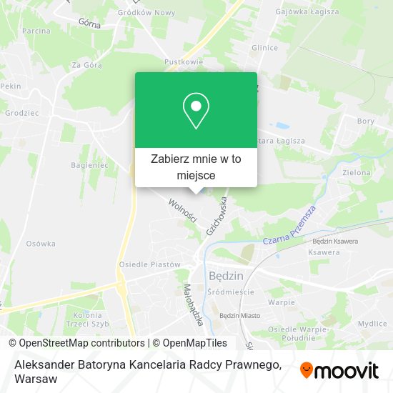 Mapa Aleksander Batoryna Kancelaria Radcy Prawnego