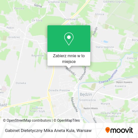 Mapa Gabinet Dietetyczny Mika Aneta Kula