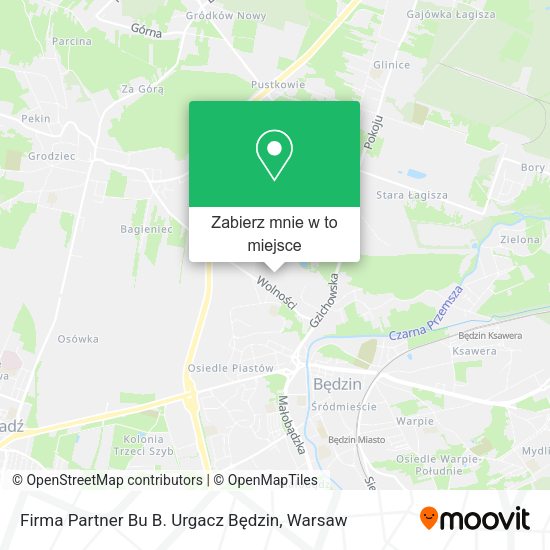 Mapa Firma Partner Bu B. Urgacz Będzin