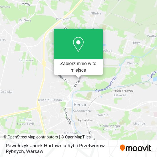 Mapa Pawełczyk Jacek Hurtownia Ryb i Przetworów Rybnych