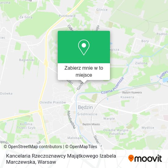 Mapa Kancelaria Rzeczoznawcy Majątkowego Izabela Marczewska