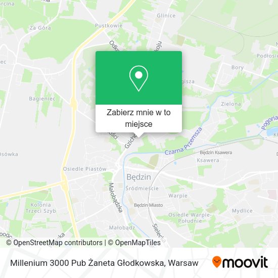 Mapa Millenium 3000 Pub Żaneta Głodkowska