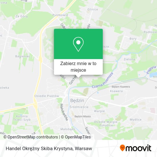 Mapa Handel Okrężny Skiba Krystyna