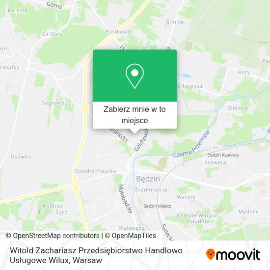 Mapa Witold Zachariasz Przedsiębiorstwo Handlowo Usługowe Wilux