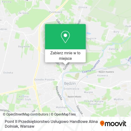 Mapa Point II Przedsiębiorstwo Usługowo Handlowe Alina Dolniak