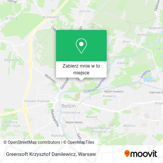 Mapa Greensoft Krzysztof Danilewicz