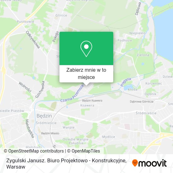 Mapa Zygulski Janusz. Biuro Projektowo - Konstrukcyjne