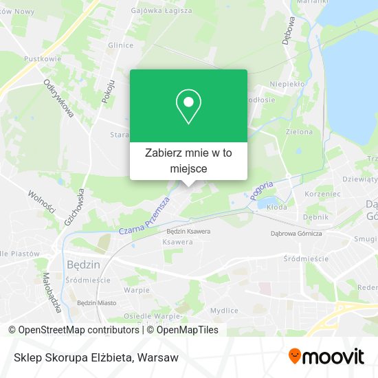 Mapa Sklep Skorupa Elżbieta