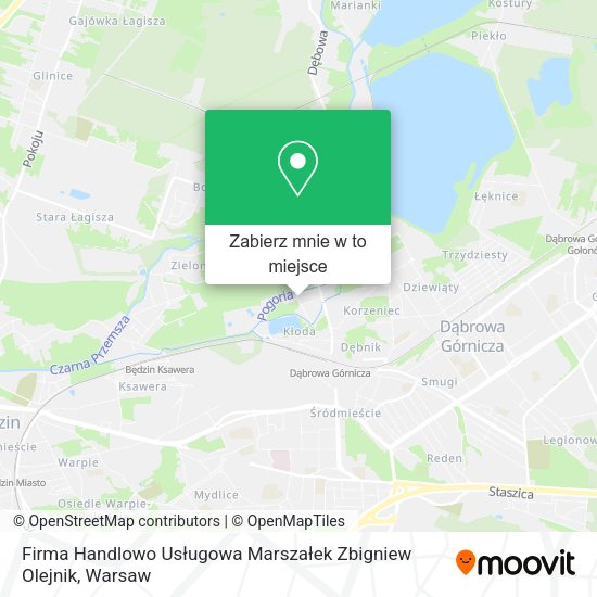 Mapa Firma Handlowo Usługowa Marszałek Zbigniew Olejnik