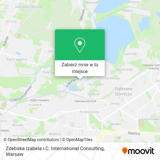 Mapa Zdebska Izabela i.C. International Consulting