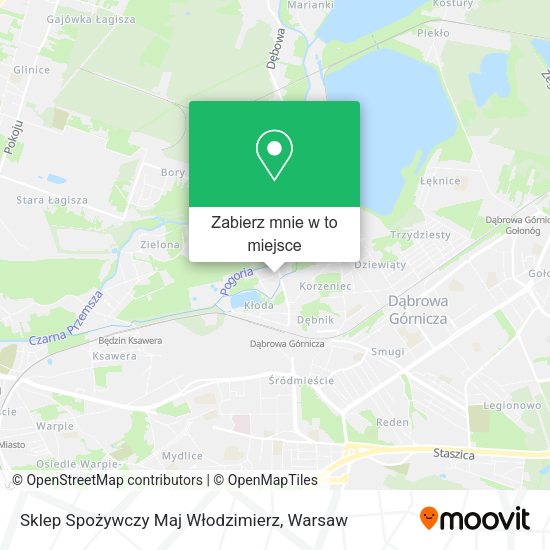 Mapa Sklep Spożywczy Maj Włodzimierz