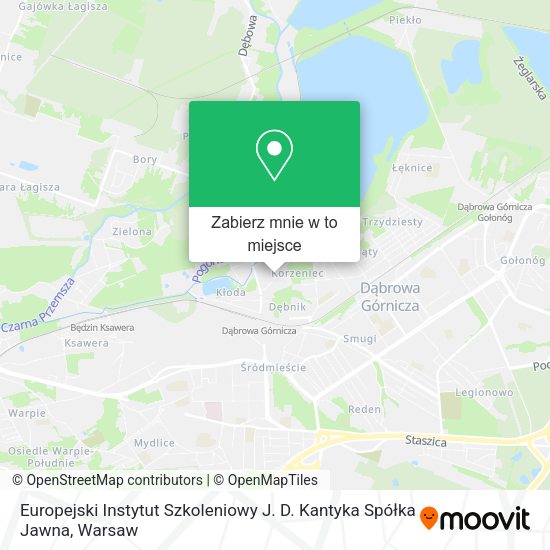 Mapa Europejski Instytut Szkoleniowy J. D. Kantyka Spółka Jawna