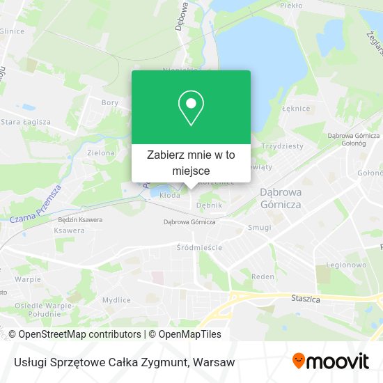 Mapa Usługi Sprzętowe Całka Zygmunt