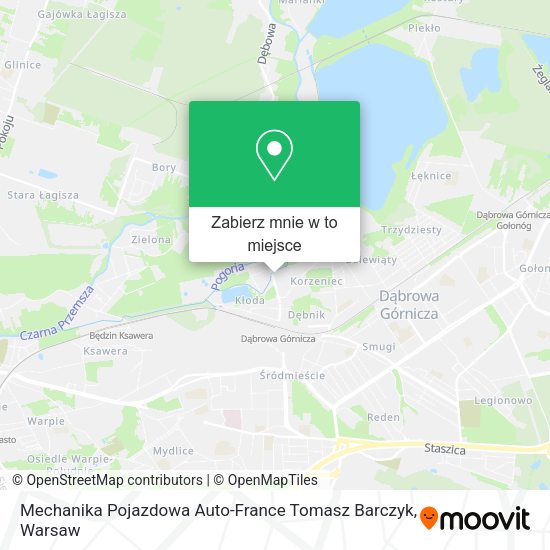 Mapa Mechanika Pojazdowa Auto-France Tomasz Barczyk