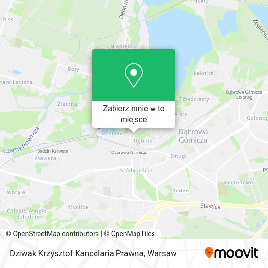 Mapa Dziwak Krzysztof Kancelaria Prawna