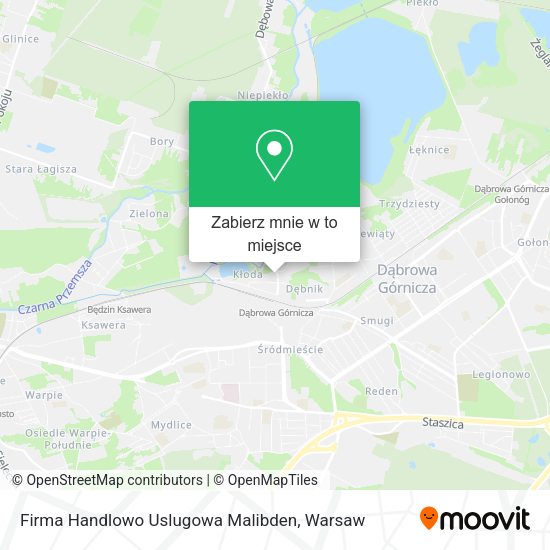 Mapa Firma Handlowo Uslugowa Malibden