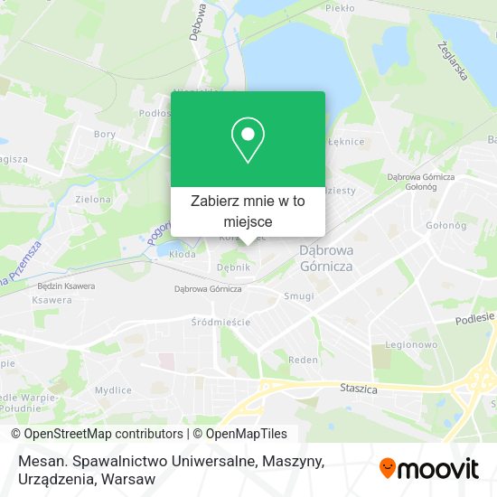 Mapa Mesan. Spawalnictwo Uniwersalne, Maszyny, Urządzenia