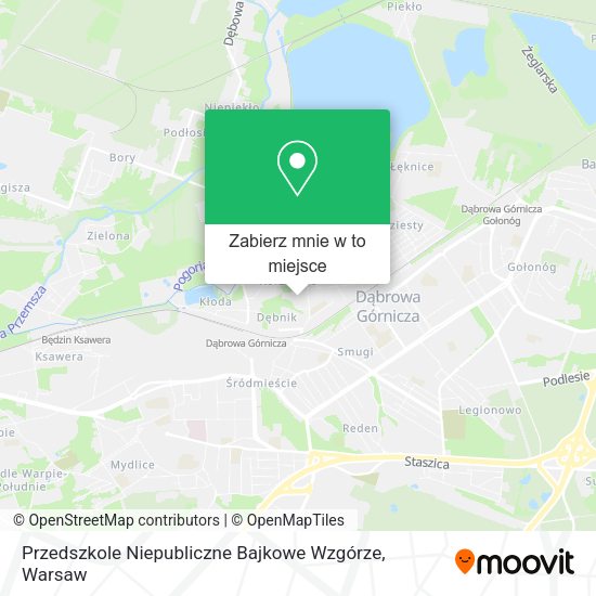 Mapa Przedszkole Niepubliczne Bajkowe Wzgórze