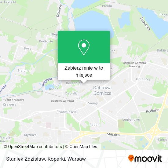 Mapa Staniek Zdzisław. Koparki