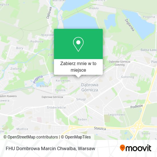 Mapa FHU Dombrowa Marcin Chwalba