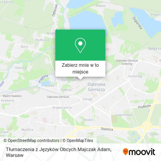 Mapa Tłumaczenia z Języków Obcych Majczak Adam