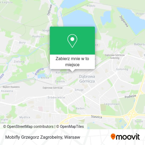 Mapa Mobifly Grzegorz Zagrobelny