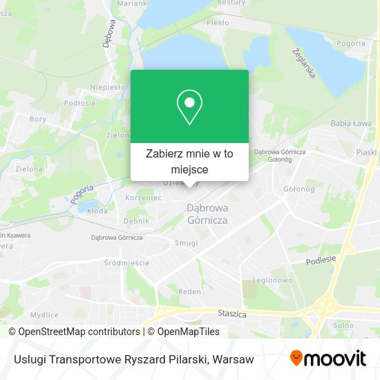 Mapa Uslugi Transportowe Ryszard Pilarski