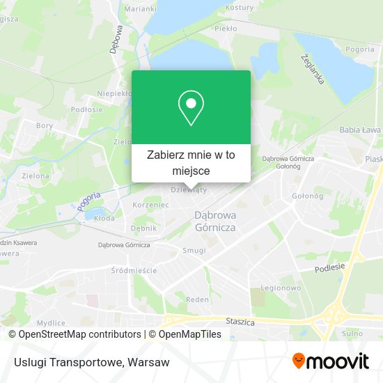 Mapa Uslugi Transportowe